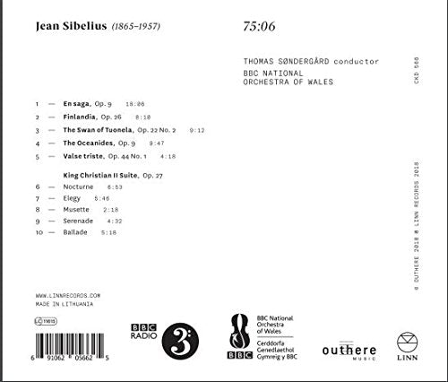 Sibelius: Finlandia / Sondergard, BBC National Orchestra of Wales