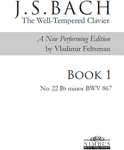 J.S. Bach: The Well-Tempered Clavier Book 1 - No. 22 Bb mino