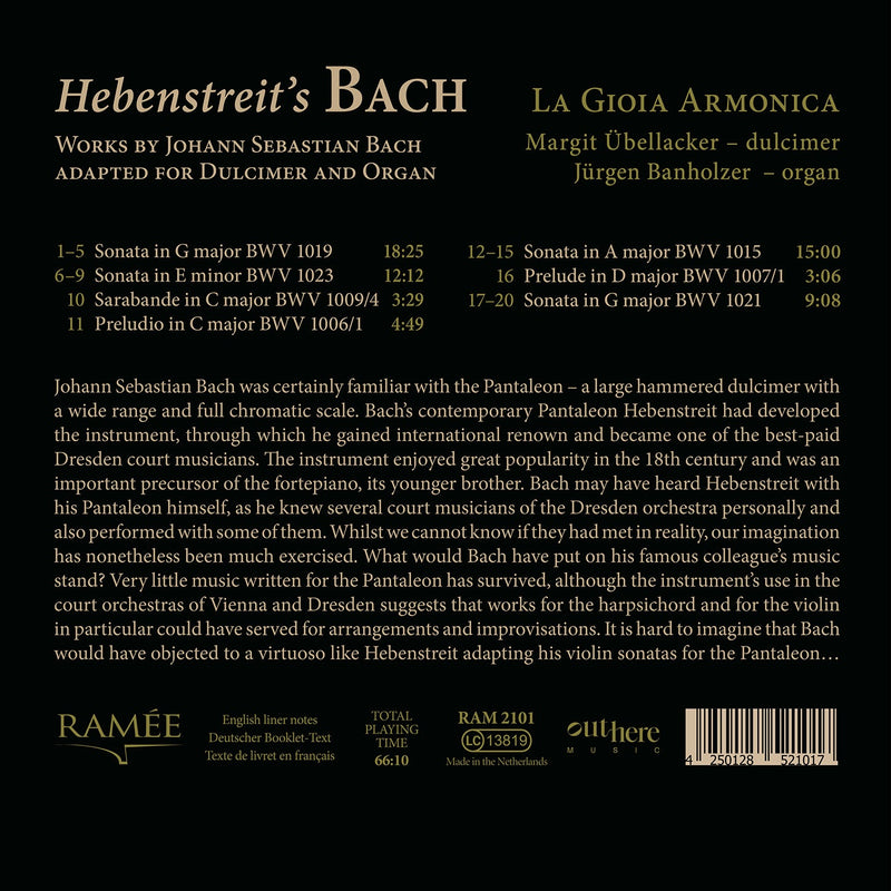 Bach: Hebenstreit’s Bach / La Gioia Armonica, Übellacker