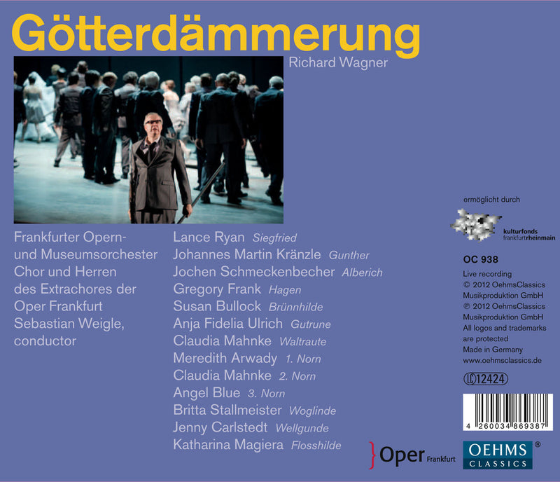 Wagner: Götterdämmerung / Ryan, Kranzle, Bullock, Weigle, Oper Frankfurt