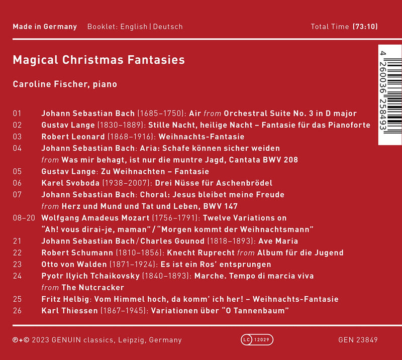 Magical Christmas Fantasies - Piano Music / Caroline Fischer