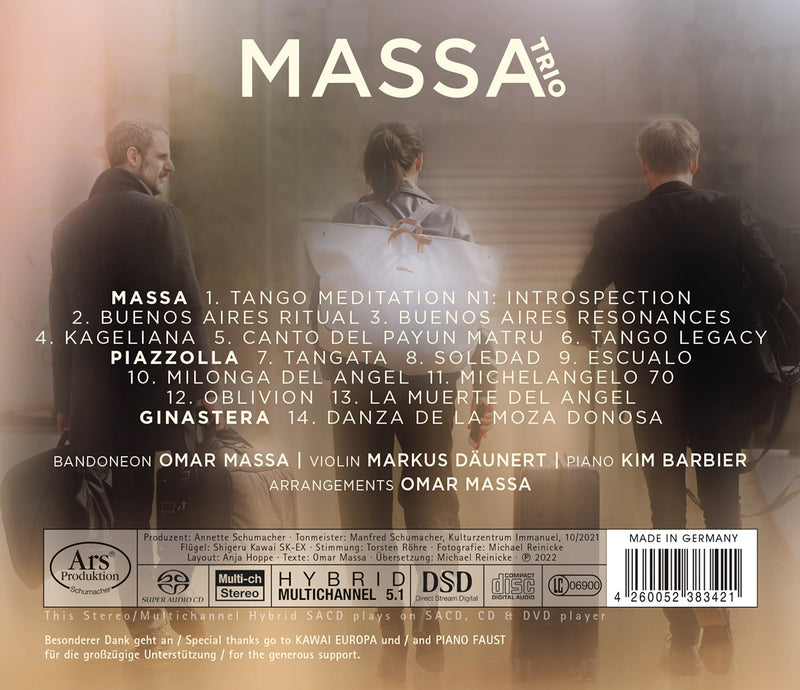 Ginastera, Massa, Piazzolla: Buenos Aires Resonances / Massa Trio