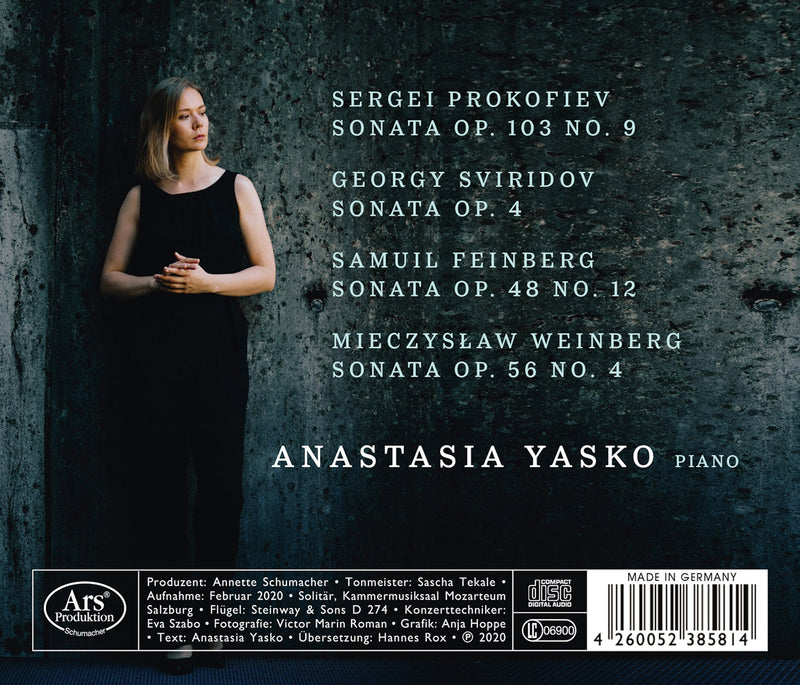 20th Century Russian Piano Sonatas / Anastasia Yasko