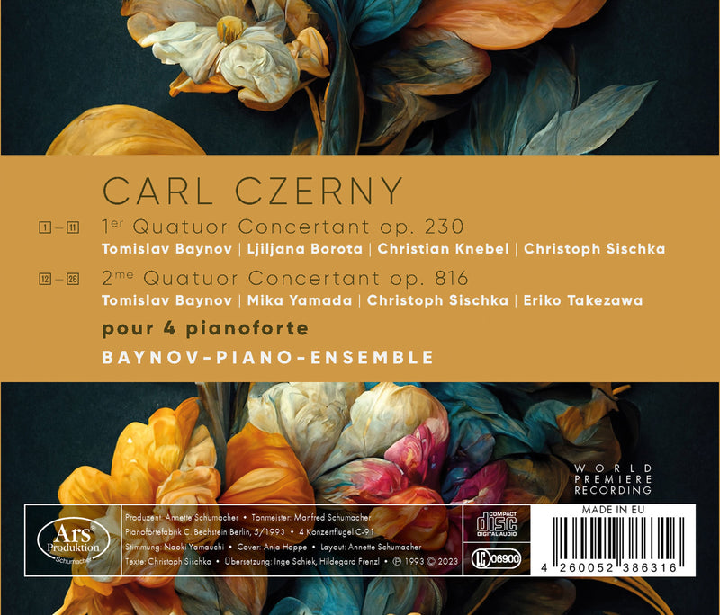 Czerny: Concertante Quartets for 4 Pianos / Baynov Piano Ensemble
