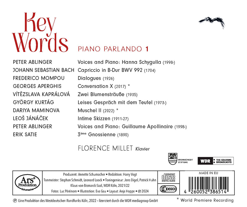 Key Words - Piano Parlando 1 / Millet