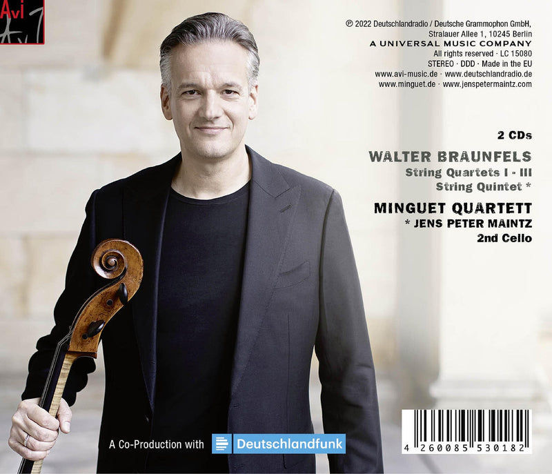 Braunfels: String Quartets Nos. 1-3 & Quintet / Maintz, Minguet Quartett