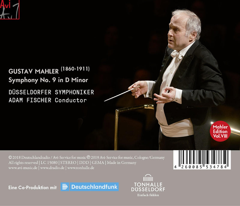 Mahler: Symphony No. 9 / Fischer, Düsseldorf Symphony