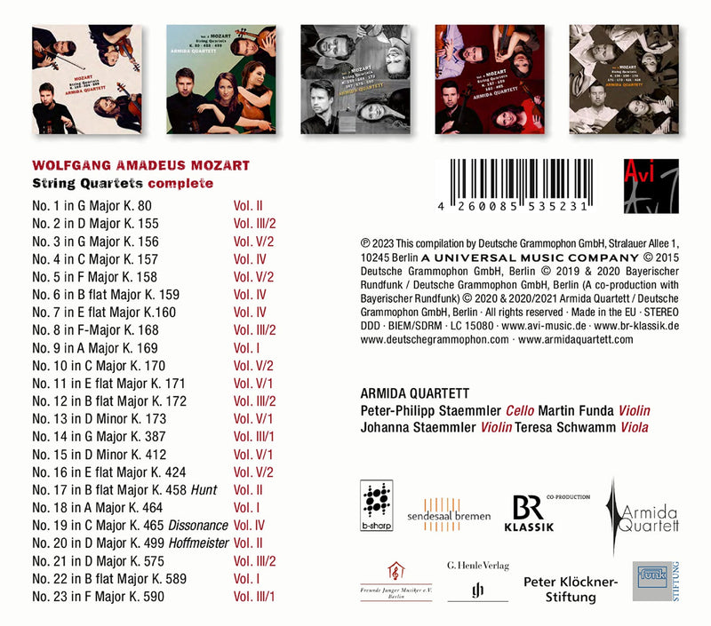 Mozart: Complete String Quartets (7 CDs) / Armida Quartet