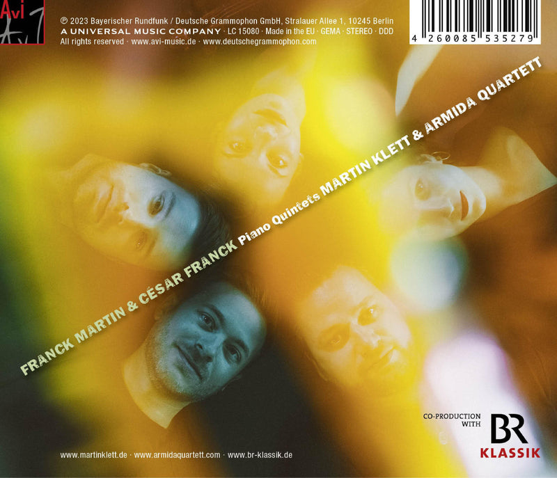 Franck & Martin: Piano Quintets / Klett, Armida Quartett