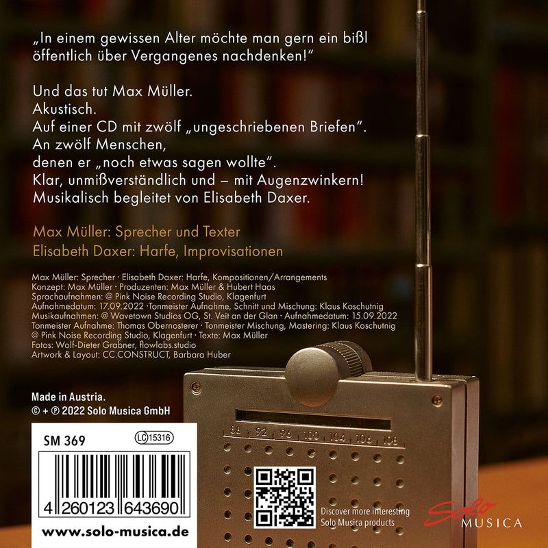 Daxer: Was ich Dir noch sagen wollte…Ungeschriebene Briefe / Müller, Daxer
