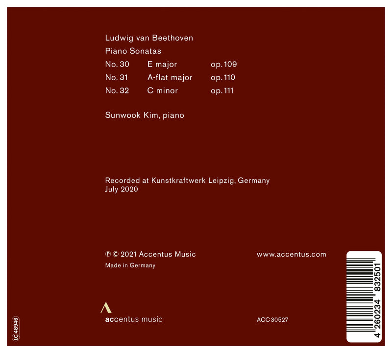 Last Three Sonatas / Sunwook Kim