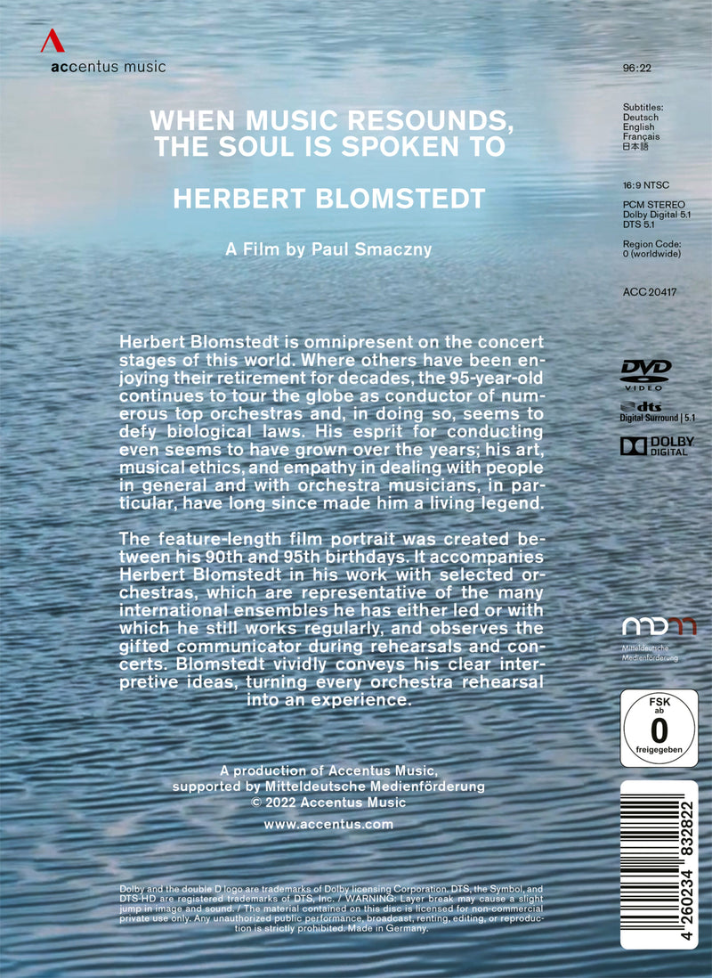 When Music Resounds, the Soul Is Spoken To: Herbert Blomstedt Portrait [Documentary]