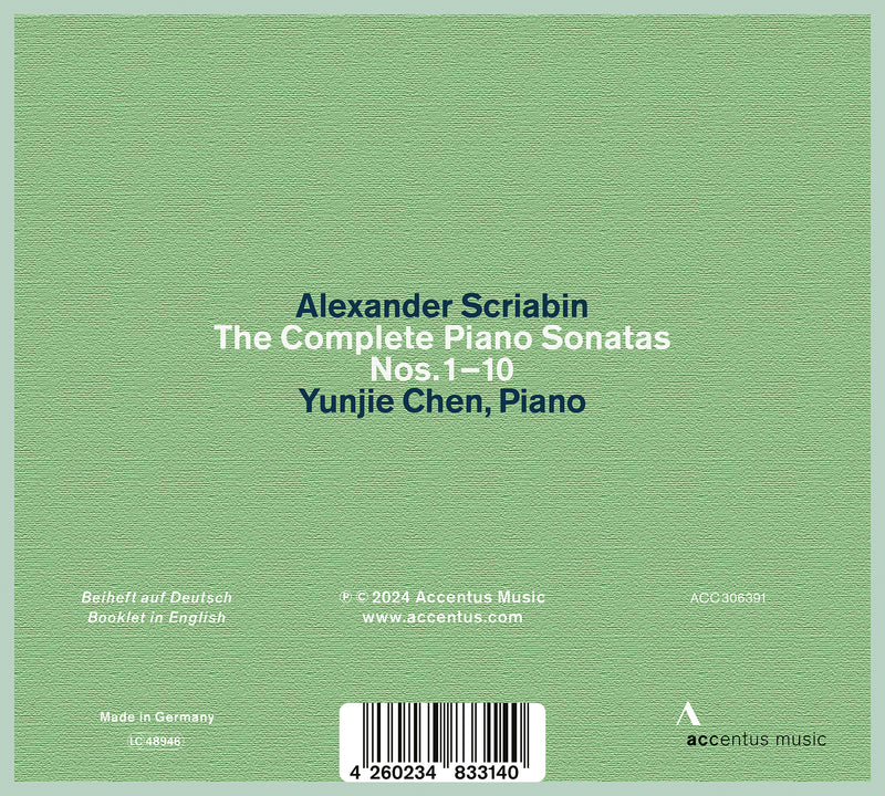 Scriabin: Complete Piano Sonatas / Yunjie Chen