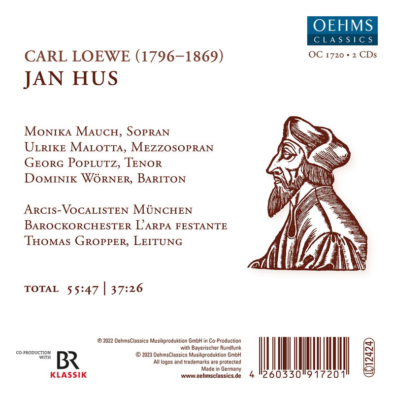 Loewe: Jan Hus / Gropper, L'arpa festante