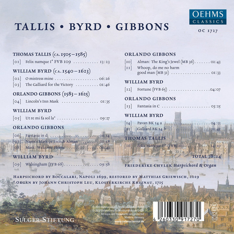Tallis - Byrd - Gibbons / Friederike Chylek