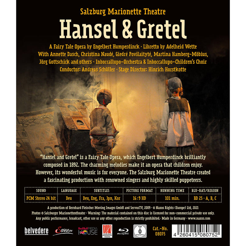 Hansel & Gretel / Salzburg Marionette Theatre [Blu-ray]