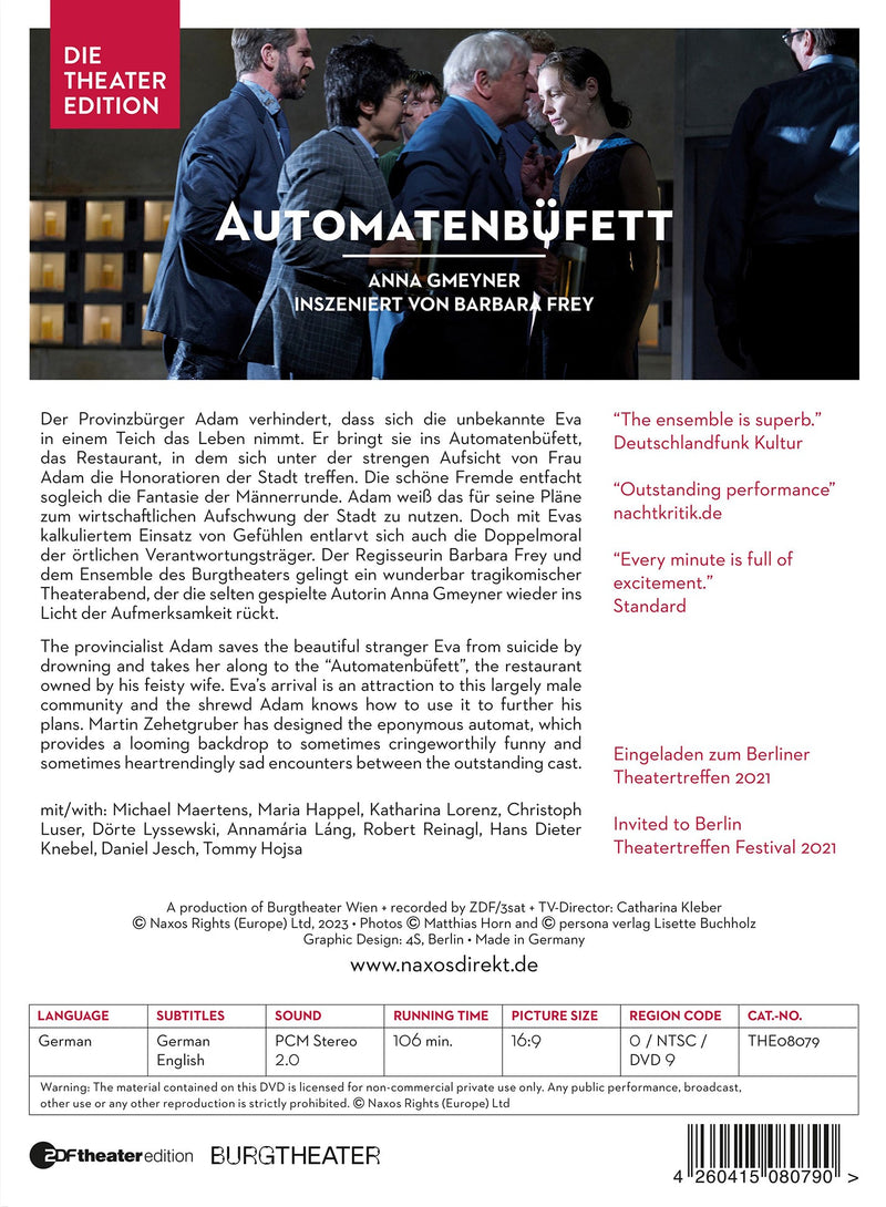 Gmeyner: Automat / Maertens, Happel, Lorenz, Luser, Burgtheater