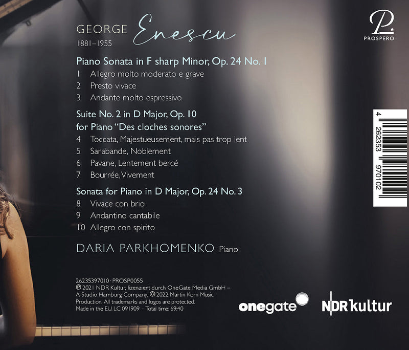 Enescu: Piano Works / Parkhomenko
