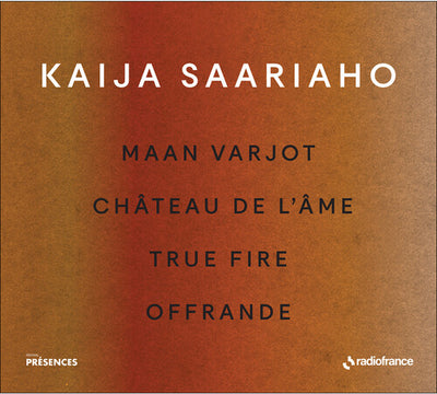 Saariaho: Maan Varjot etc. / Latry, Martinez-Izquierdo, Orchestre Philharmonique de Radio France