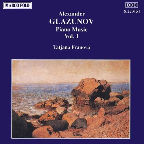 Glazunov: Piano Music Vol 1 / Tatjana Franová