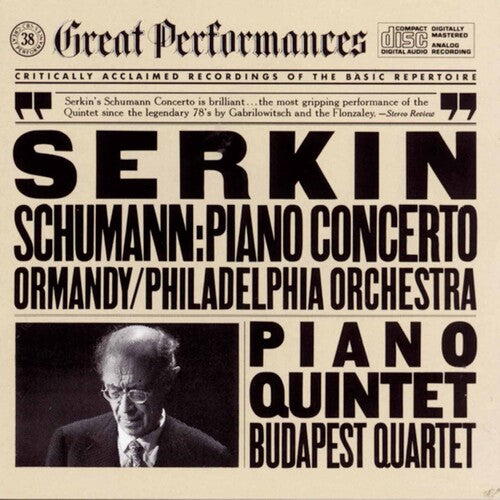 Schumann: Piano Concerto, Piano Quintet / Serkin, Ormandy