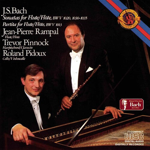 Bach: Sonatas For Flute / Rampal, Pinnock, Pidoux