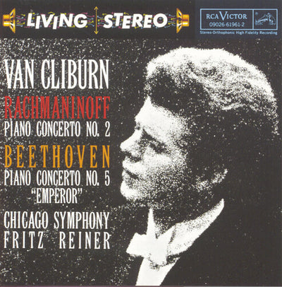 Rachmaninoff: Concerto No 2;  Beethoven / Van Cliburn