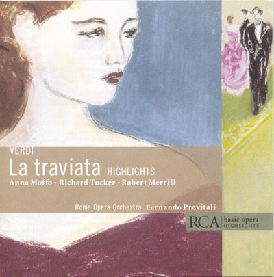 Verdi: La Traviata - Highlights / Previtali, Moffo, Tucker