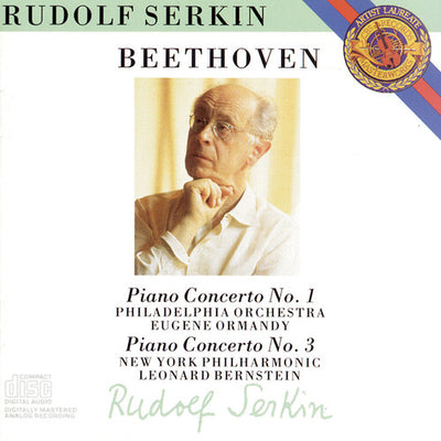 Beethoven: Piano Concertos 1, 3 / Serkin, Ormandy, Bernstein