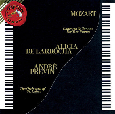 Mozart: Concerto & Sonata For 2 Pianos / De Larrocha, Previn