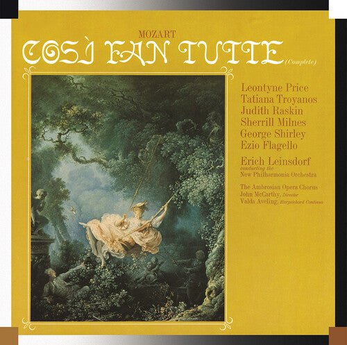 Mozart: Cosi Fan Tutte / Leinsdorf, Price, Troyanos, Et Al