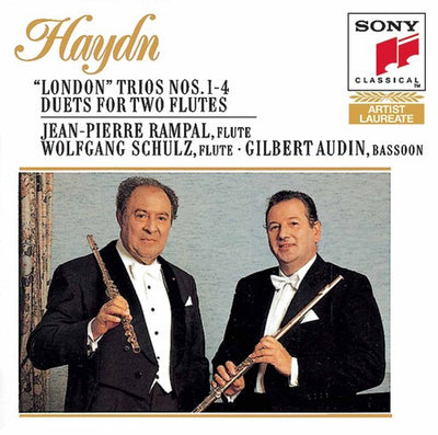 Haydn: "London" Trios nos 1-4, etc / Rampal, Schulz, Audin