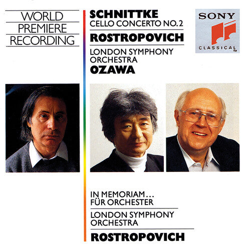 Schnittke: Cello Concerto No 2, Etc / Rostropovich, Ozawa