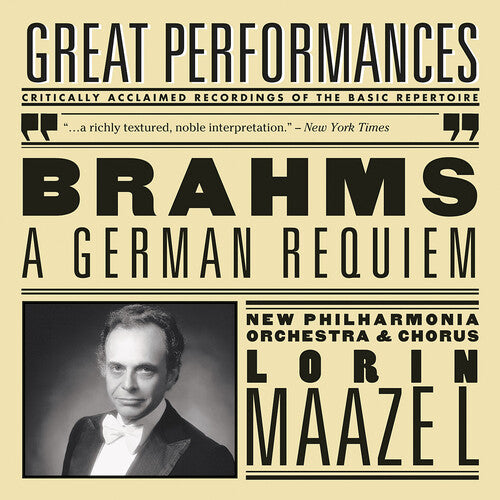 Brahms: Ein Deutsches Requiem / Maazel, Cotrubas, Prey