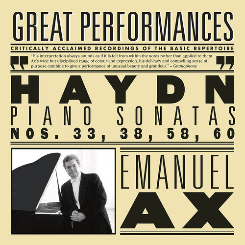 Haydn: Sonatas No 33, 38, 58 & 60 / Emanuel Ax