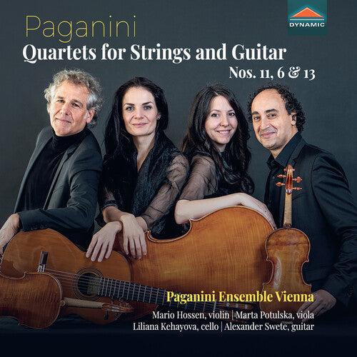 Paganini: Quartets for Strings & Guitar Nos. 11, 6 & 13 / Paganini Ensemble Vienna