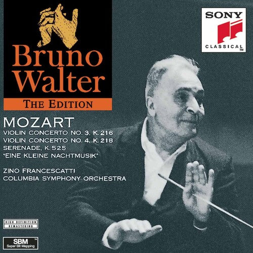 Bruno Walter Edition - Mozart: Violin Concertos, Etc