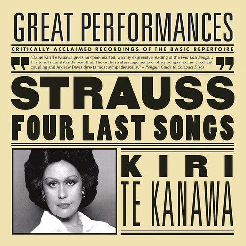 R. Strauss: Four Last Songs, Etc / Te Kanawa, Davis