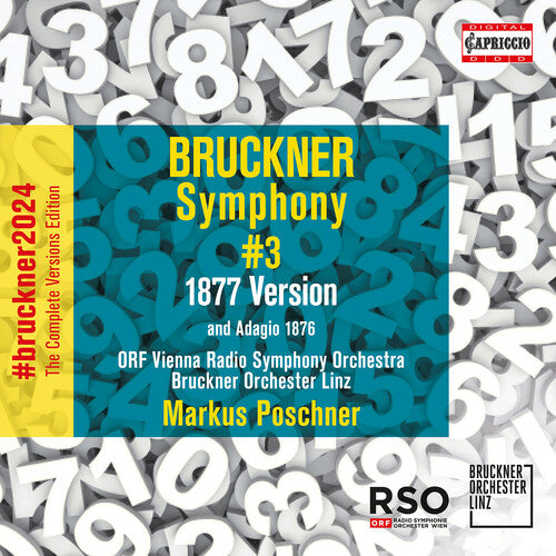 Bruckner: Symphony No. 3 / Poschner, Radio-Symphonieorchester Wien