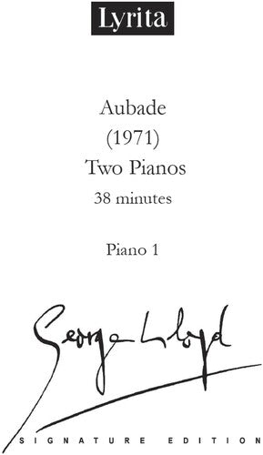 Lloyd: Aubade for Two Pianos