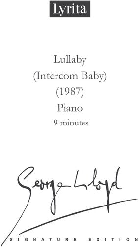 Lloyd: Lullaby (Intercom Baby) for Solo Piano