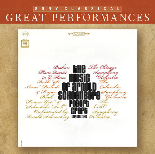 Brahms/Schoenberg: Piano Quartet In G Minor, Bach / Craft