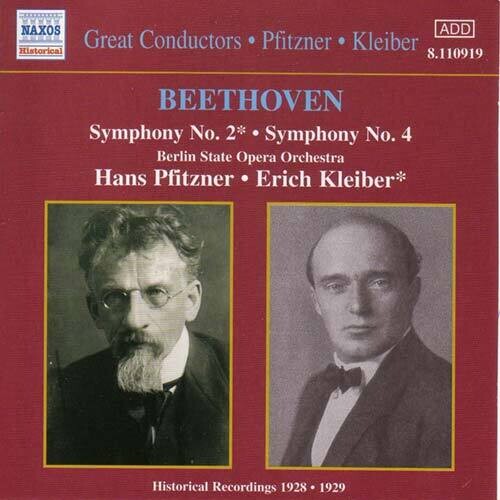 BEETHOVEN: Symphonies Nos. 2 and 4 (Kleiber / Pfitzner) (192