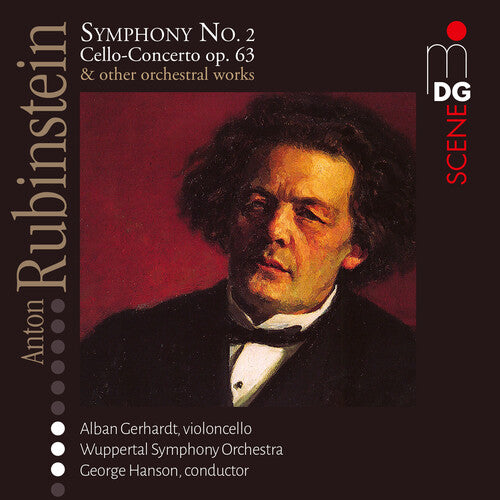 Rubinstein: Symphony No. 2 & Cello Concerto / Gerhardt, Hanson