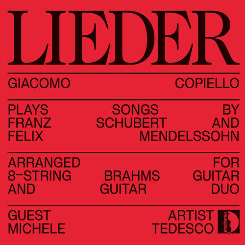 Schubert & Mendelssohn: Lieder Arranged for Guitar Duo / Copiello, Tedesco