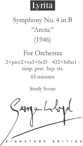 Lloyd: Symphony No. 4 - Study Score