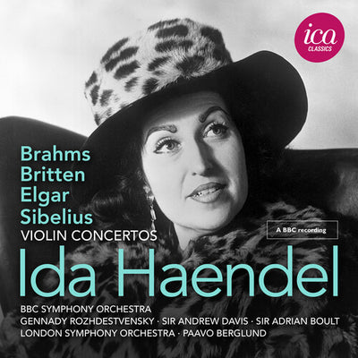 Britten, Brahms, Elgar & Sibelius: Violin Concertos