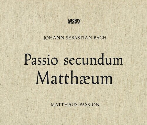 BACH: MATTHAUS-PASSION