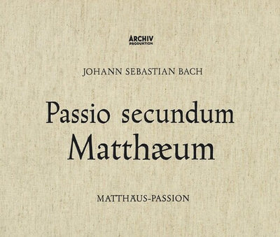 BACH: MATTHAUS-PASSION