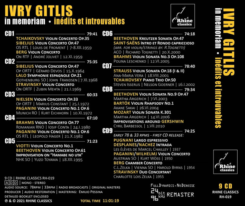 Ivry Gitlis - In Memoriam